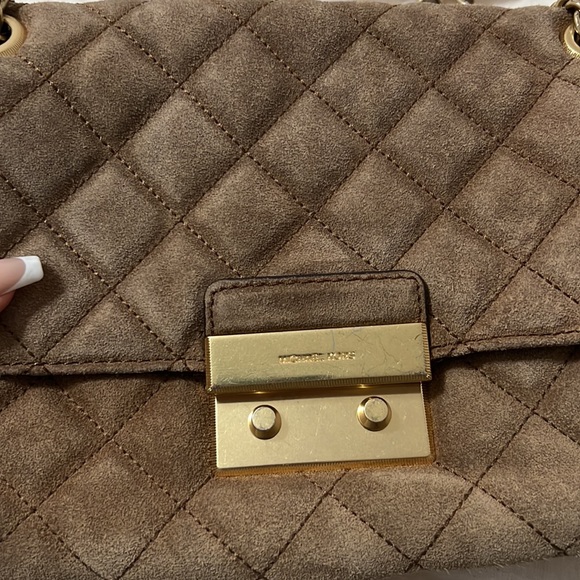 Michael Kors suede shoulder bag - Picture 6 of 16